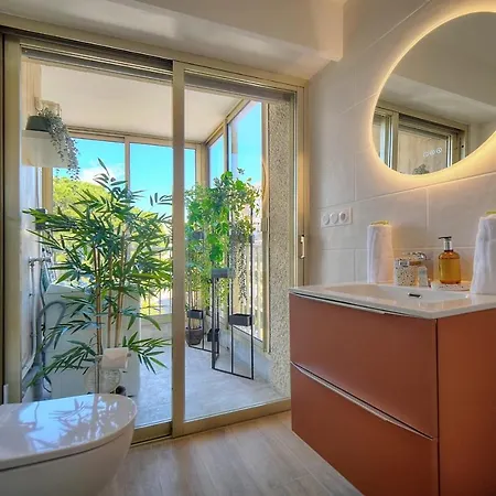Immogroom - 5 Min From The Croisette Beaches - Terrace - Ac - Sea View Appartement *